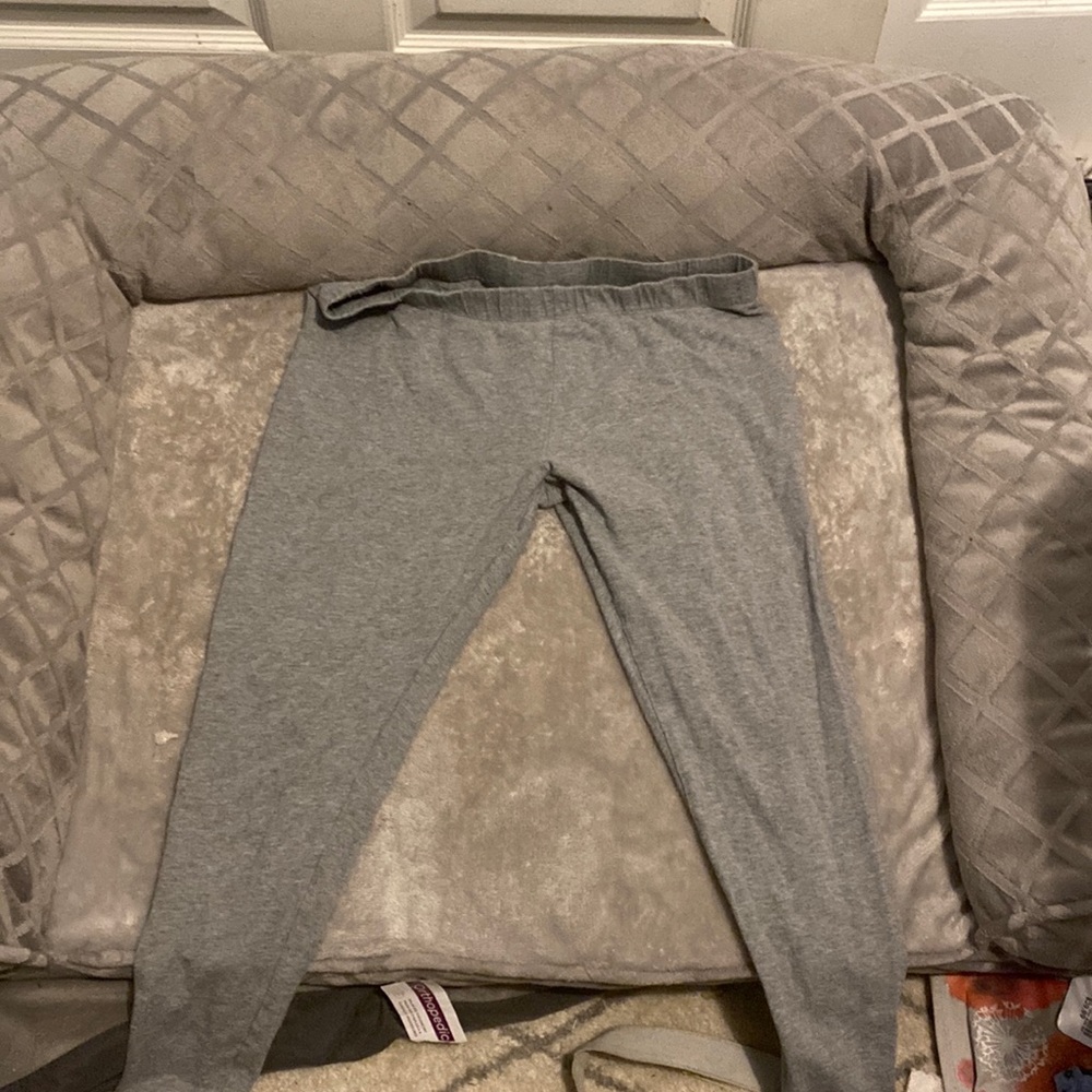 Gray leggings, Size: L, Brand: No boundaries